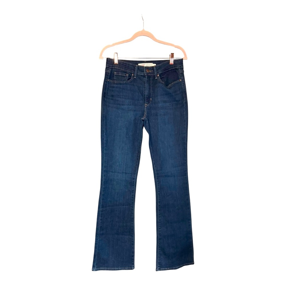 LEVI’S Dark Blue Mid Rise Bootcut Jeans 4